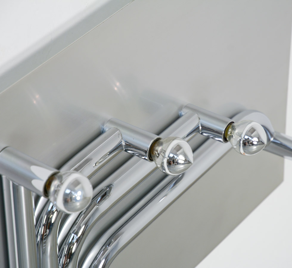 Sculptural Wall Lamp attr. to Reggiani, Italy