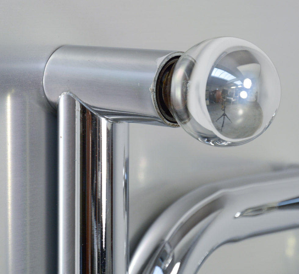 Sculptural Wall Lamp attr. to Reggiani, Italy