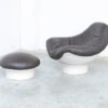 Rodina Easy Chair and Ottoman by Mario Brunu for Comfort