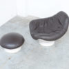 Rodina Easy Chair and Ottoman by Mario Brunu for Comfort
