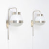 Magnificent pair of Delta Parete wall lamps by S. Mazza for Artemide