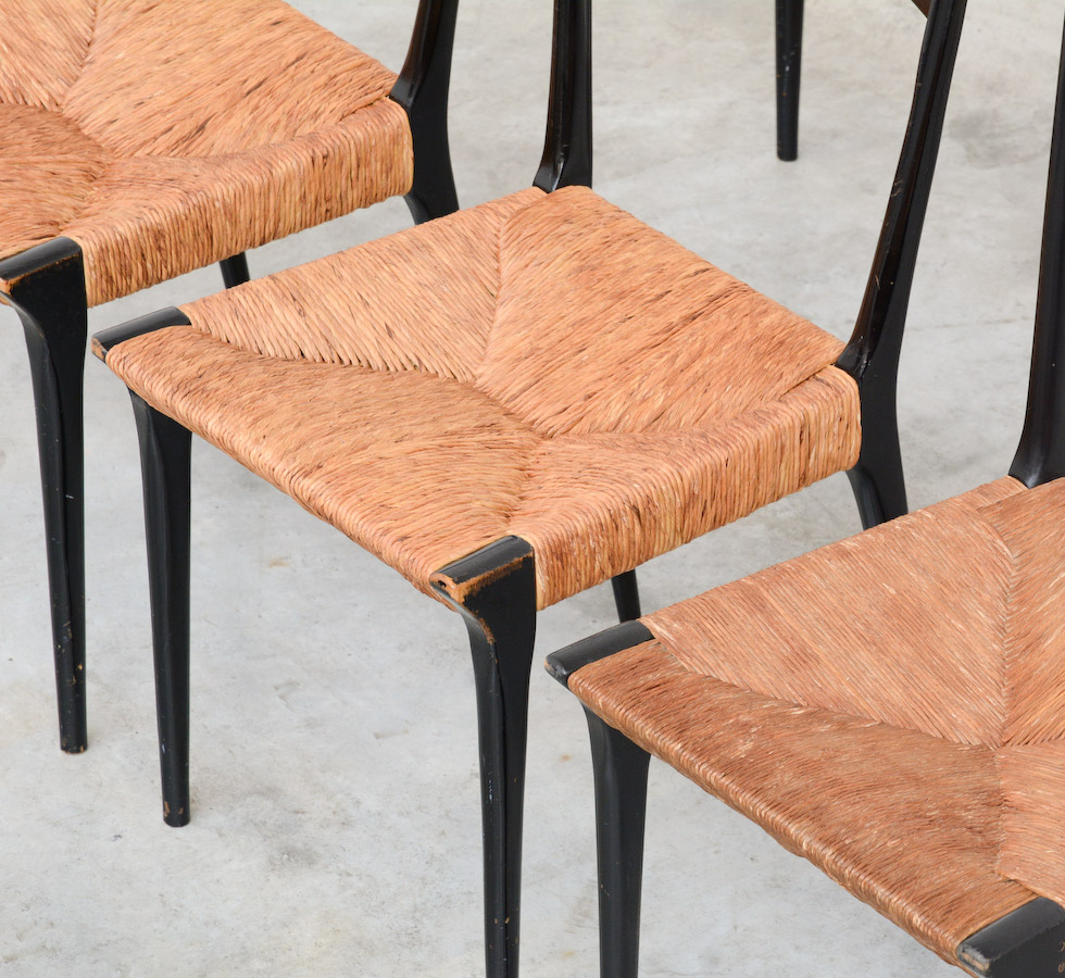 Set of 6 S2 Chairs by A. Hendrickx for Belform
