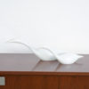 Pair of White Glass Bird Sculptures by Livio Seguso for Seguso A.V.