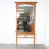Giant Art Nouveau Mirror with Console attr. to Gustave Serrurier-Bovy