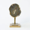 Small Brass & Agate Sculpture inspired by Willy Daro, 1970s