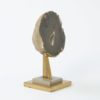 Small Brass & Agate Sculpture inspired by Willy Daro, 1970s