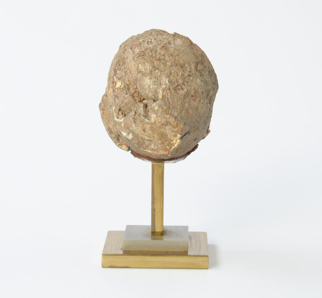 Small Brass & Agate Sculpture inspired by Willy Daro, 1970s