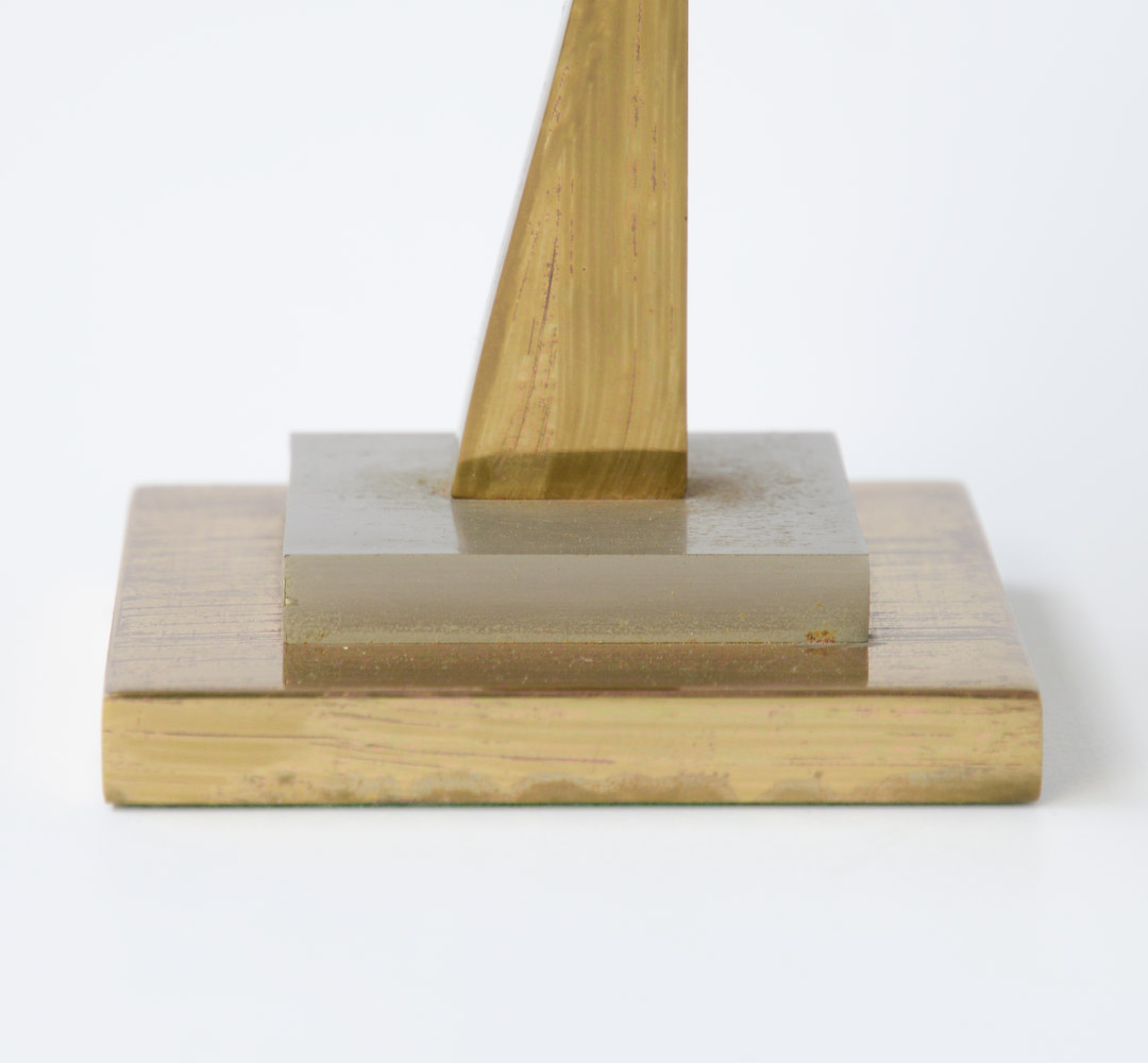 Small Brass & Agate Sculpture inspired by Willy Daro, 1970s