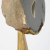 Small Brass & Agate Sculpture inspired by Willy Daro, 1970s