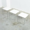 Set of 3 Side Tables PK71 by Poul Kjaerholm for E. Kold Christensen