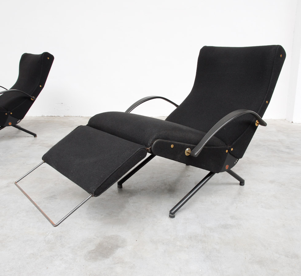 Lounge chair P40 by Osvaldo Borsani for Tecno