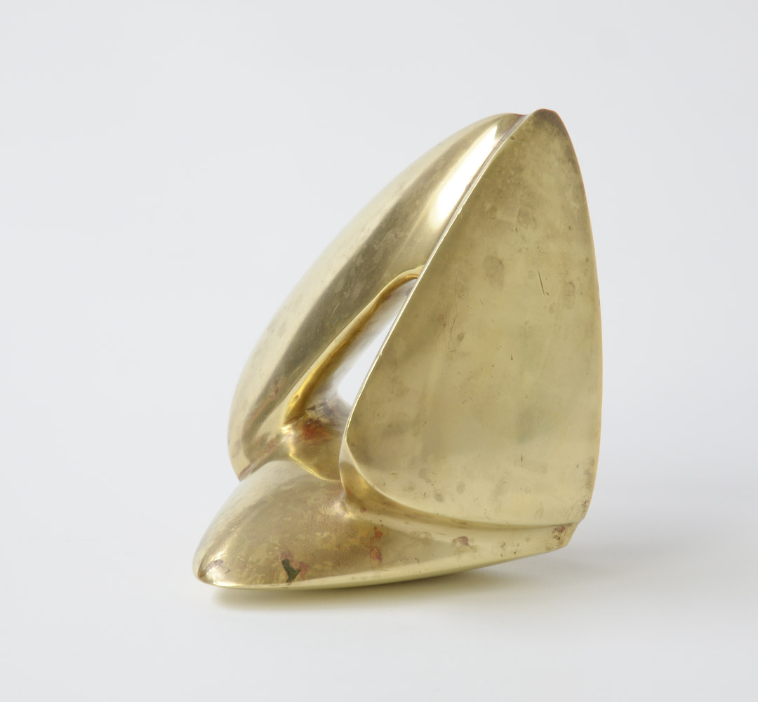 Triangular Bronze Sculpture of the 1970s