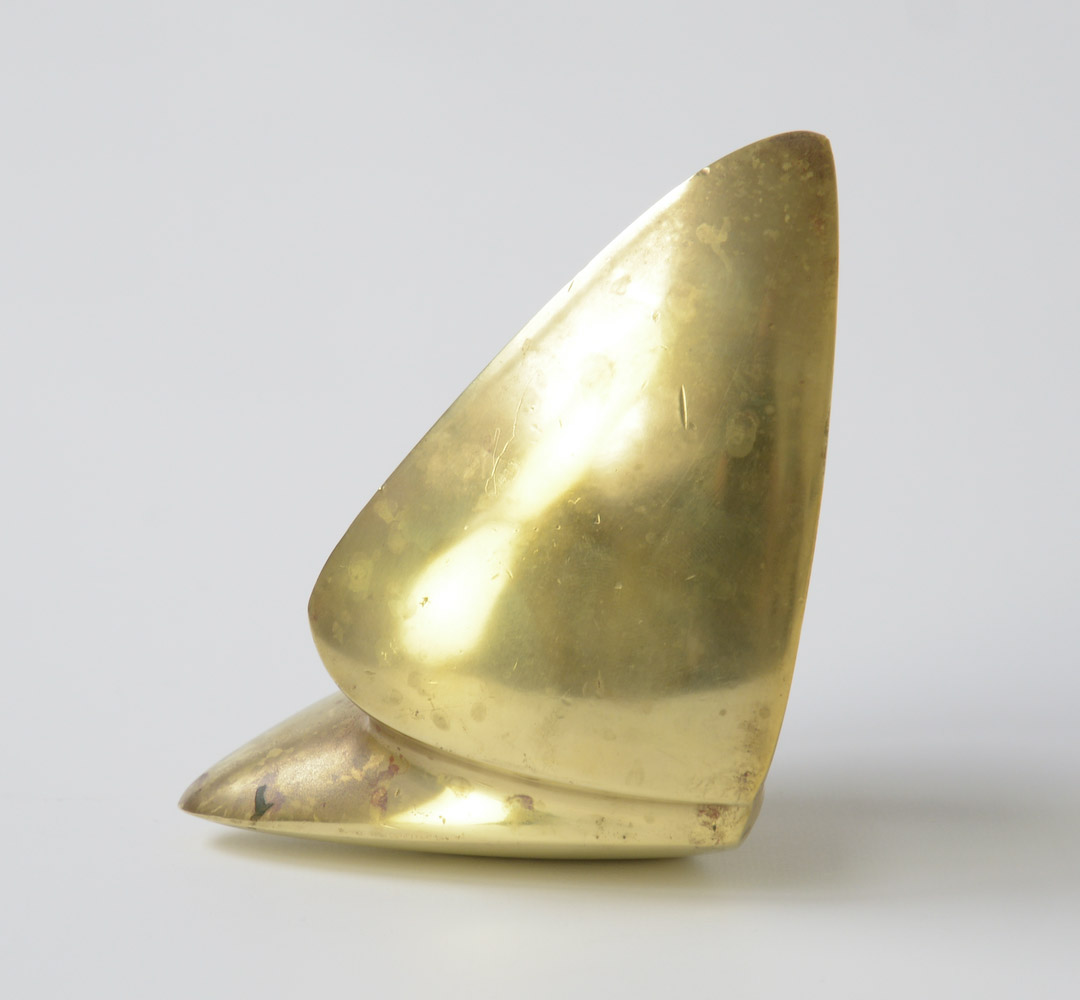 Triangular Bronze Sculpture of the 1970s