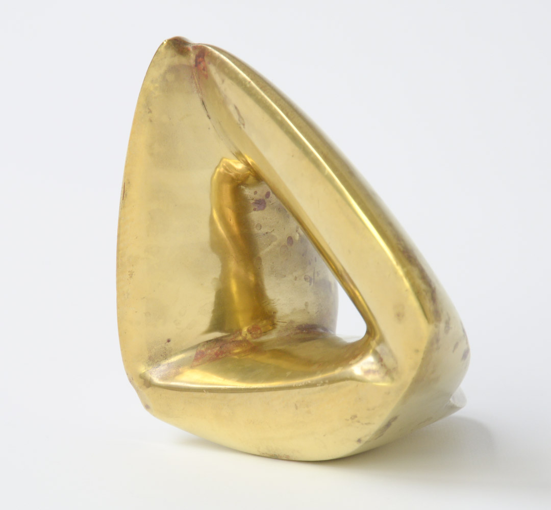 Triangular Bronze Sculpture of the 1970s