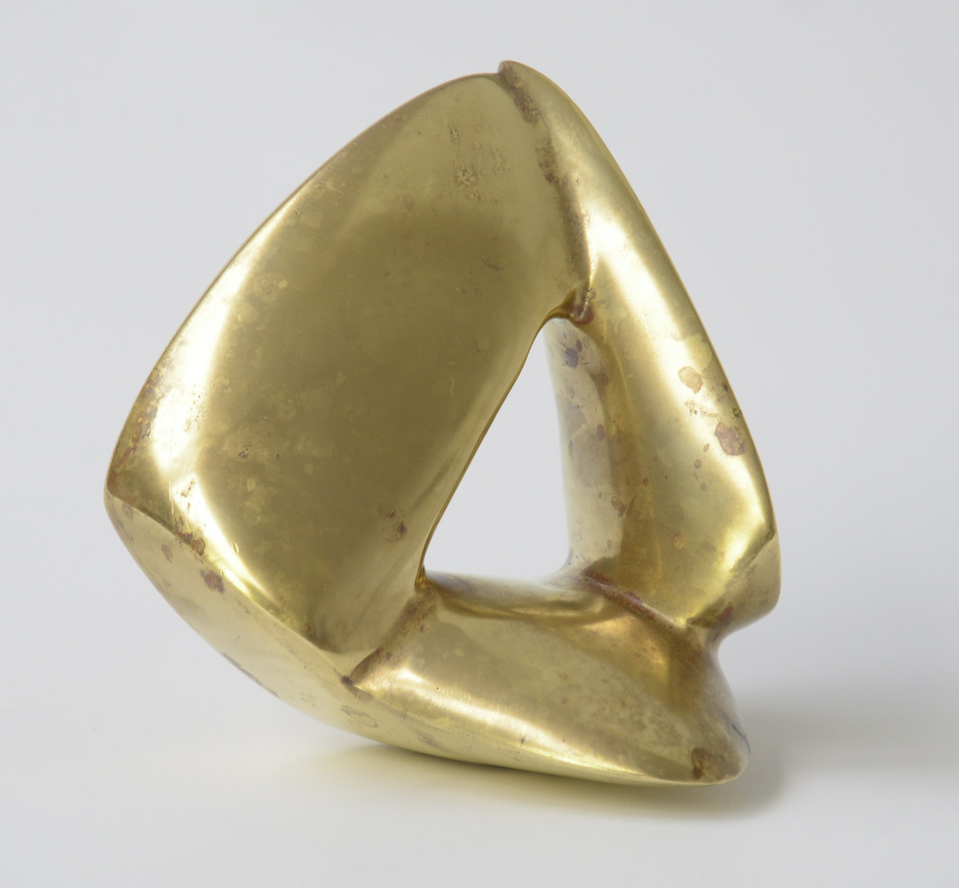 Triangular Bronze Sculpture of the 1970s