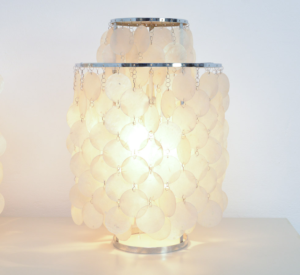 Table Lamp Fun 2TM by Verner Panton for Lueber