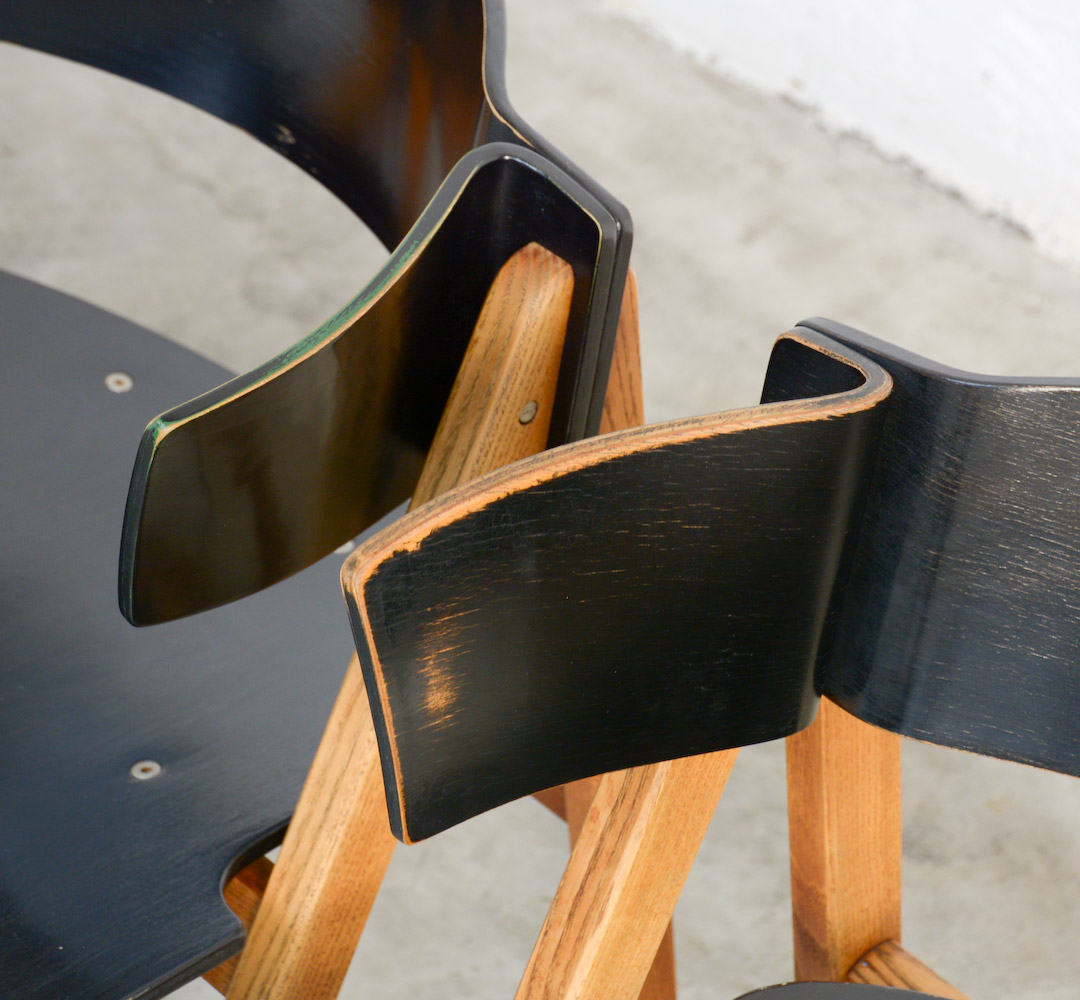 Set of 4 Modular Dining Chairs by Victor Bernt for Soren Willadsen