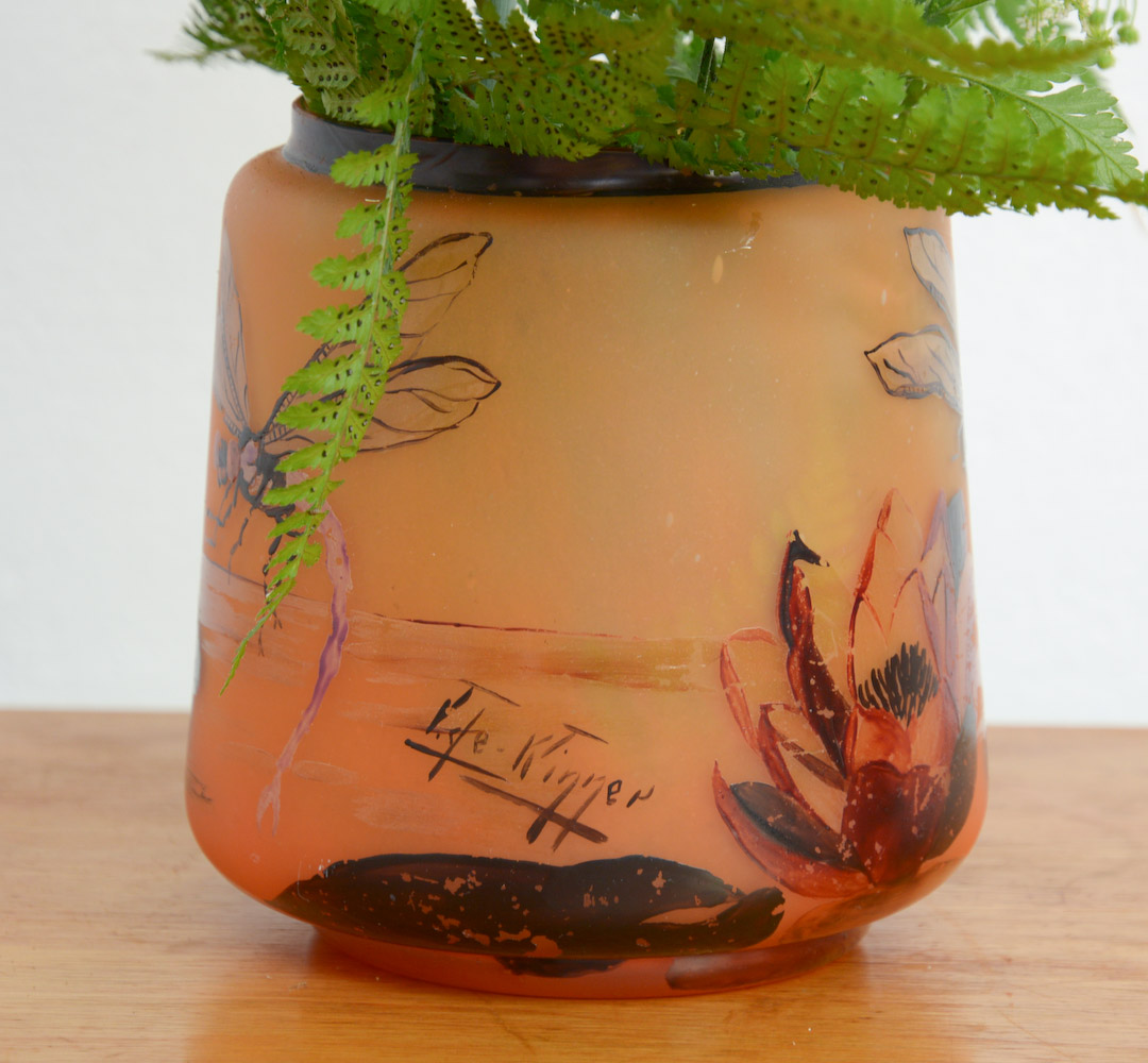 Art Nouveau, vase, Victor de Winner,