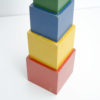 Colorful Set of Wooden Toy Cubes