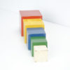 Colorful Set of Wooden Toy Cubes