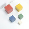 Colorful Set of Wooden Toy Cubes