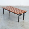 Pair of Mid-Century Wooden Benches