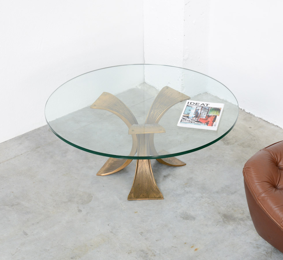 Exclusive Brutalist Bronze Coffee Table