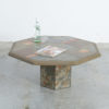 Brutalist Octogonal Coffee Table attr. to Paul Kingma