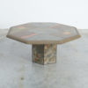 Brutalist Octogonal Coffee Table attr. to Paul Kingma