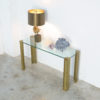 Brass Console Table by Peter Ghyczy