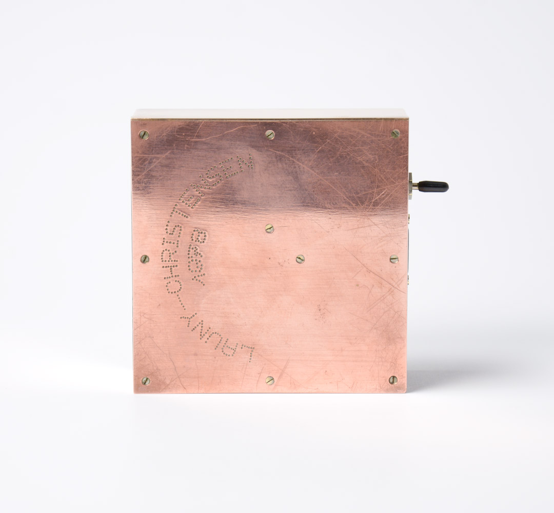 Kinetic Geometric Bronze Sculpture by Launy Christensen