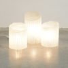 Exclusive Set of Scavo Glass Column Lamps by Seguso Vetri d’Arte, Murano