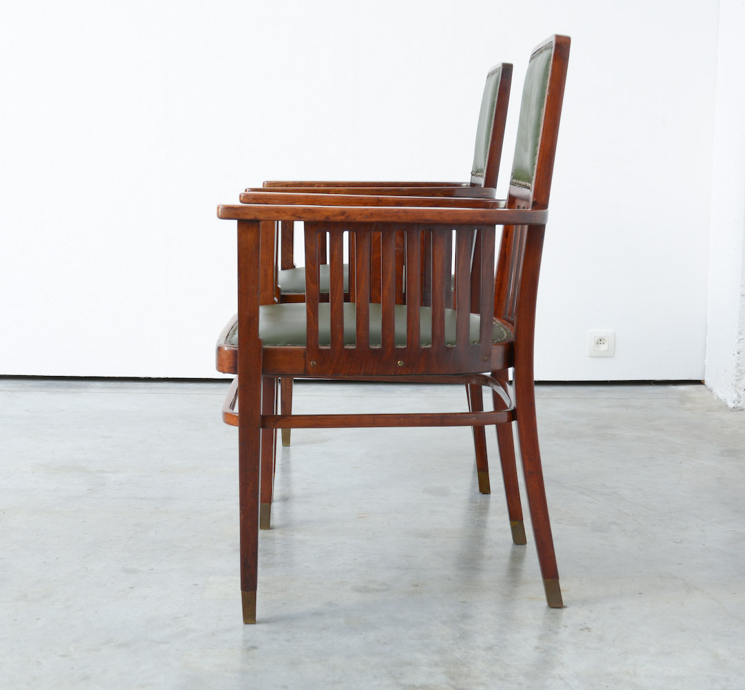 Wiener Secession Armchair by J&J Kohn, 1914