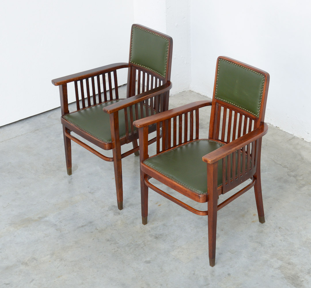 Wiener Secession Armchair by J&J Kohn, 1914