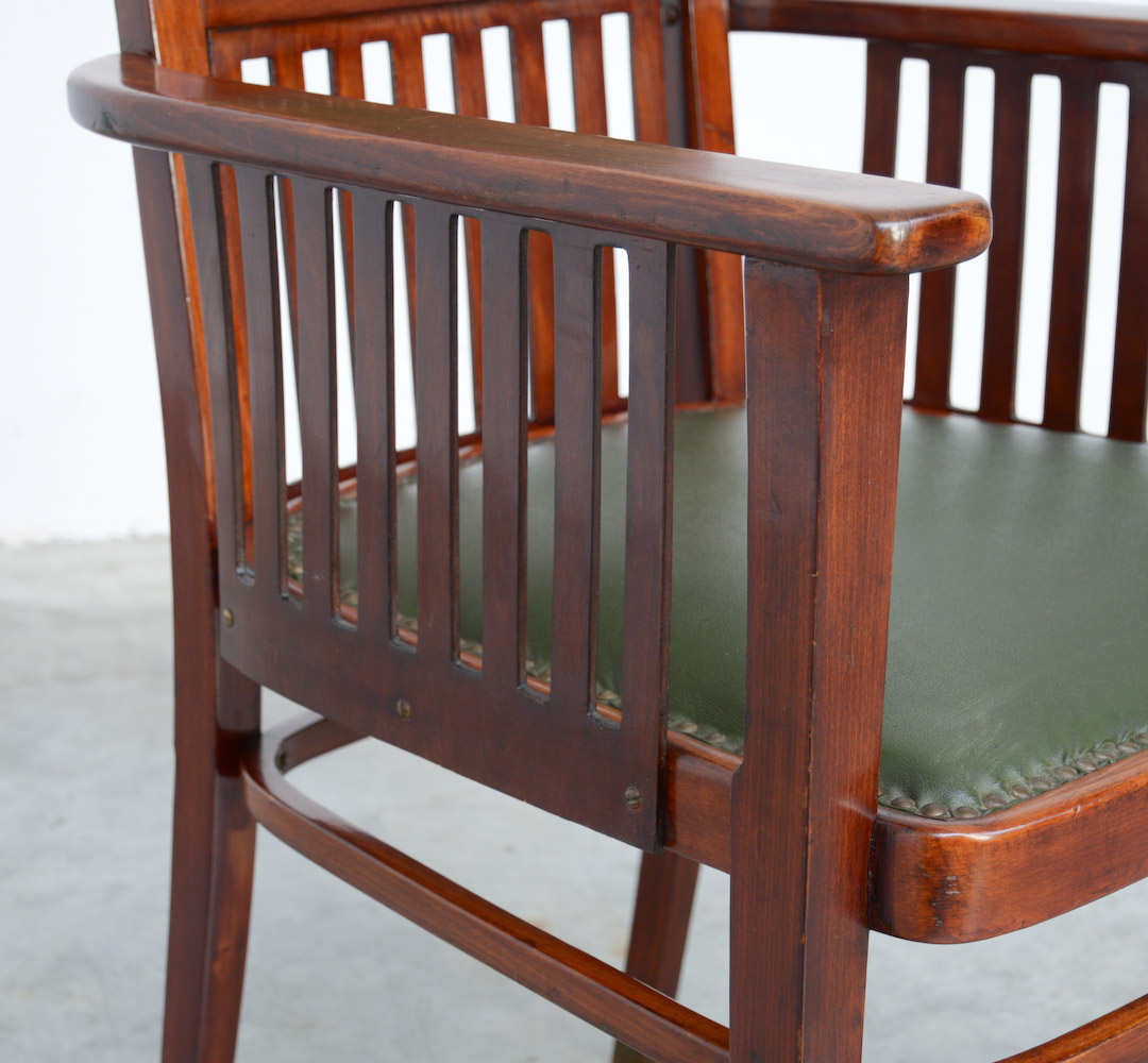 Wiener Secession Armchair by J&J Kohn, 1914