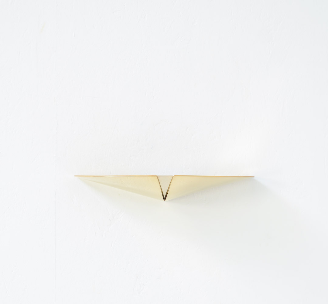 French Decorative Brass Wall Lamp