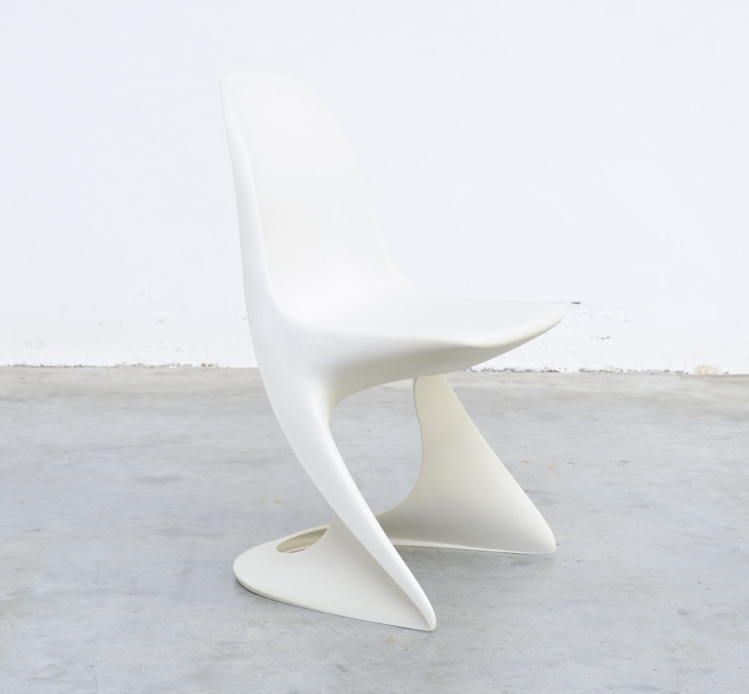 White Vintage Dining Chairs by Alexander Begge for Casala, 1975