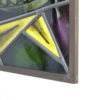 Mid Century Stained Glass Window Panel