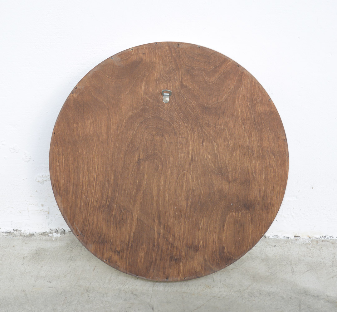 Minimalist White Round Mirror