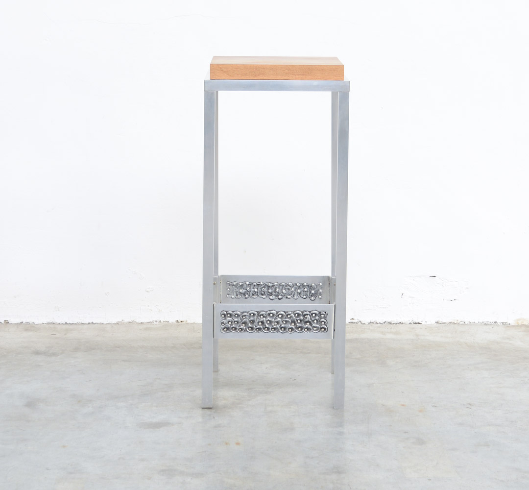 Side Table by W. Luyckx for Aluclair, Belgium