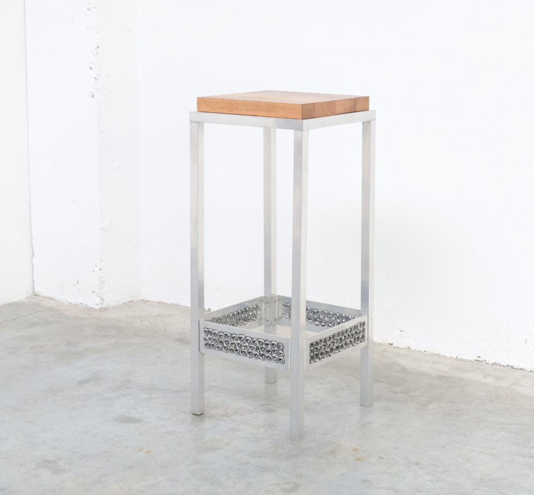 Side Table by W. Luyckx for Aluclair, Belgium