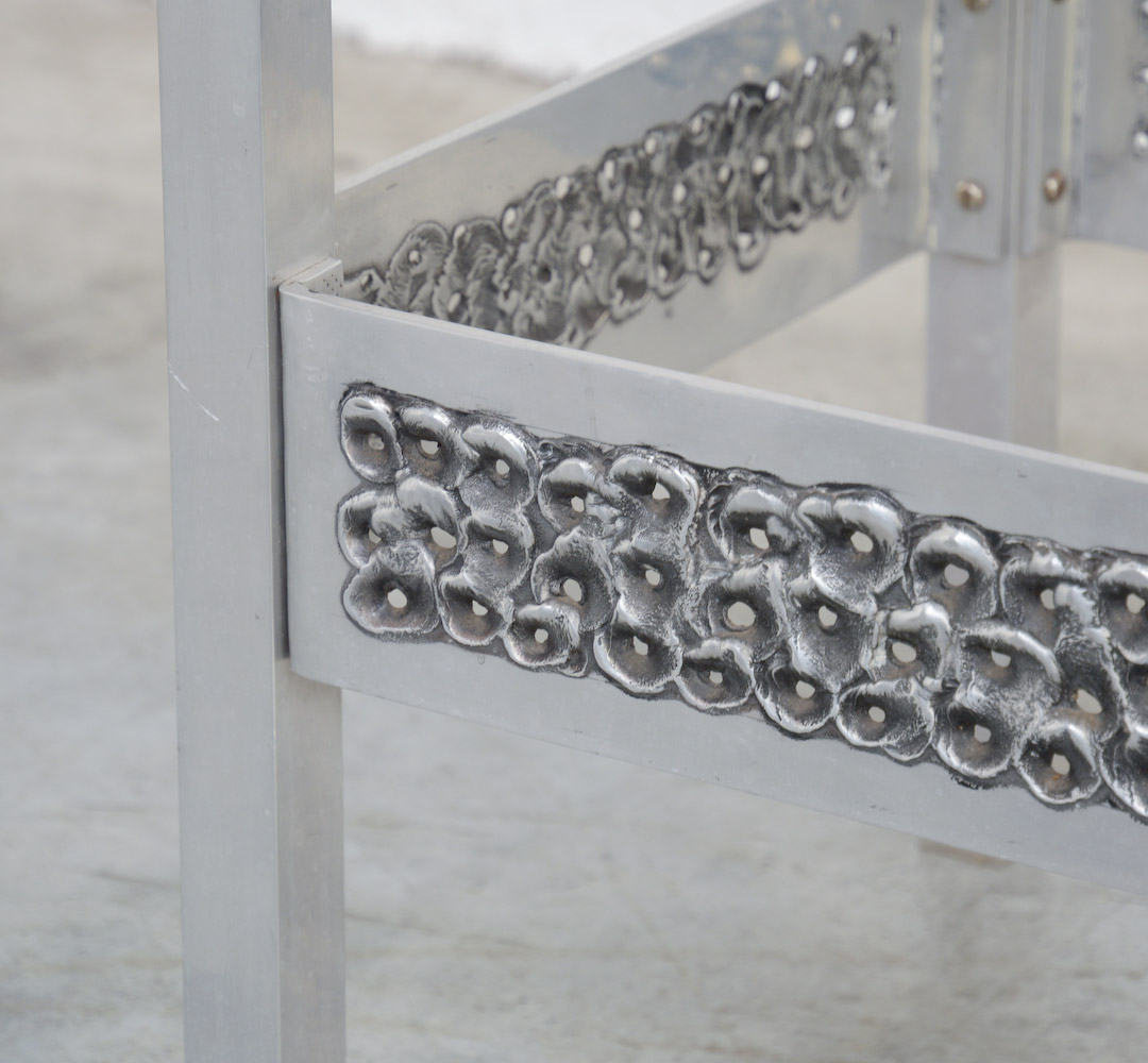 Side Table by W. Luyckx for Aluclair, Belgium