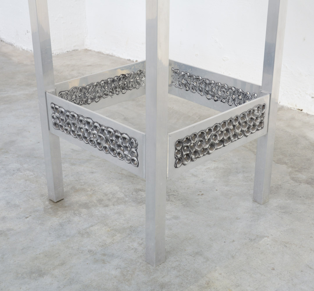 Side Table by W. Luyckx for Aluclair, Belgium