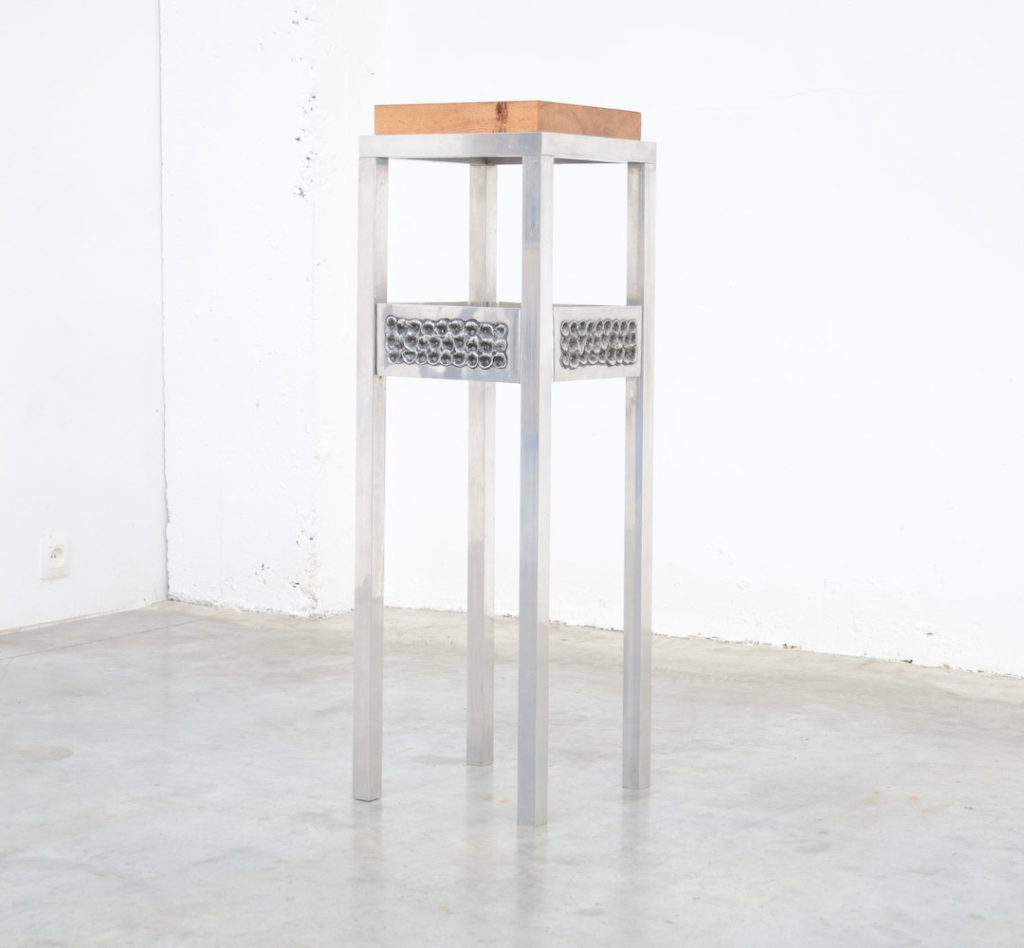 Side Table by W. Luyckx for Aluclair, Belgium