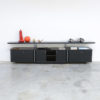 Impressive Black Sideboard by Osvaldo Borsani for Tecno