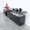 Impressive Black Sideboard by Osvaldo Borsani for Tecno
