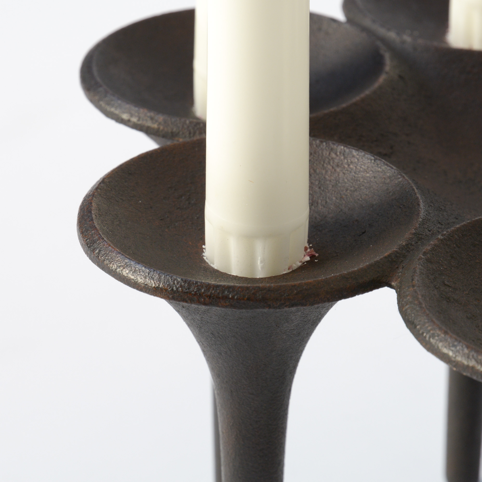 Cast Iron Candle Holder by C & C Holmgren Vintage Design Point