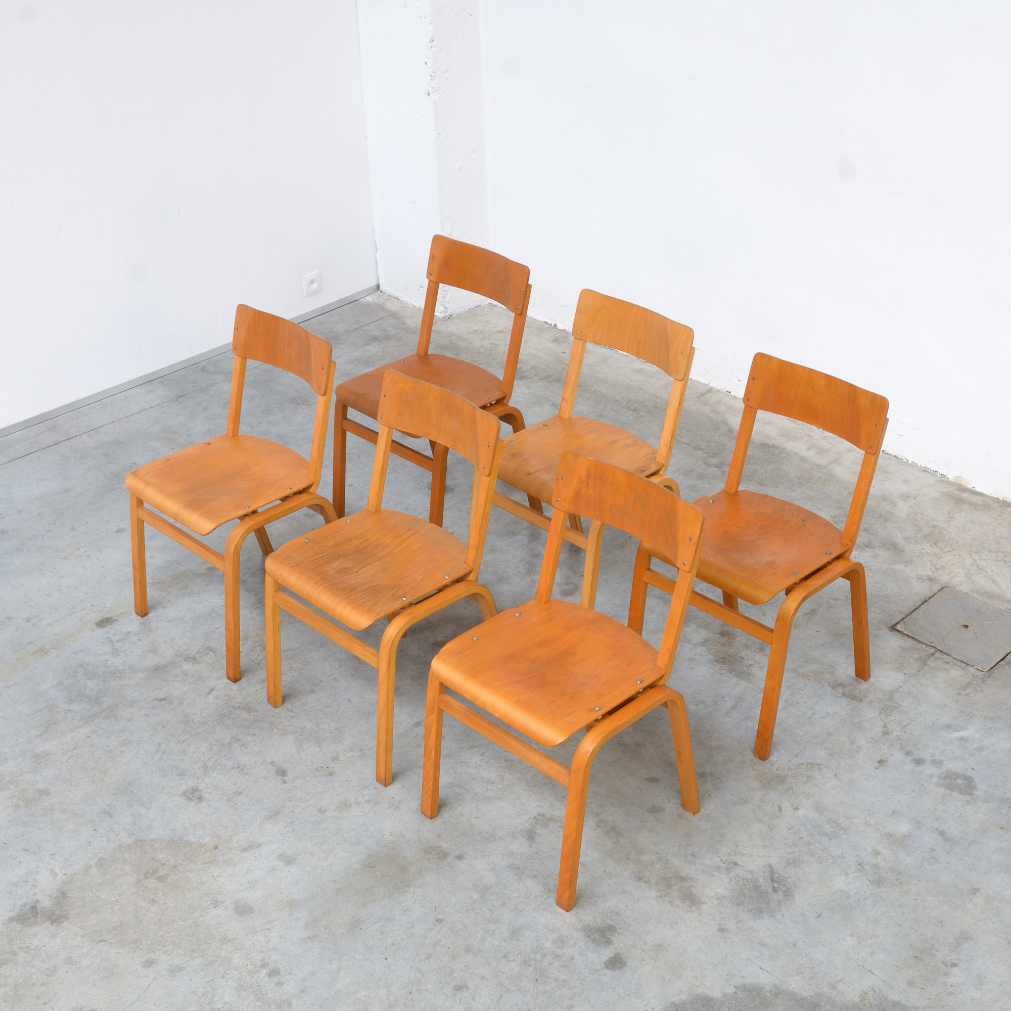 Plywood Dining Chairs of the 1960s Vintage Design Point