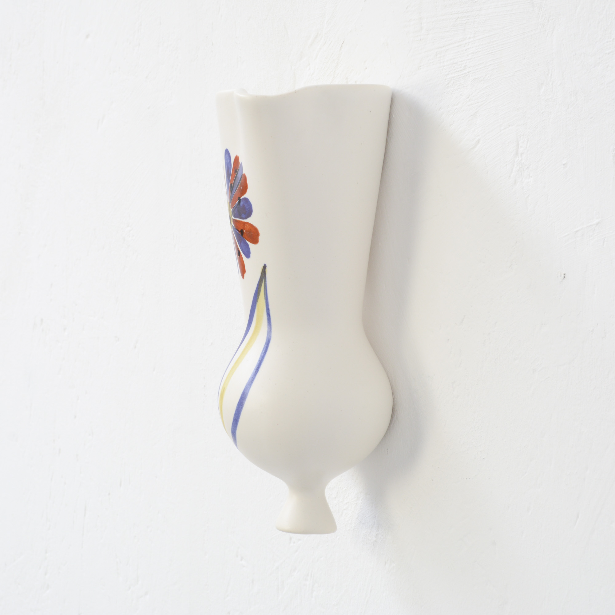 Wall Mounted Ceramic Vase by Roger Capron Vintage Design Point
