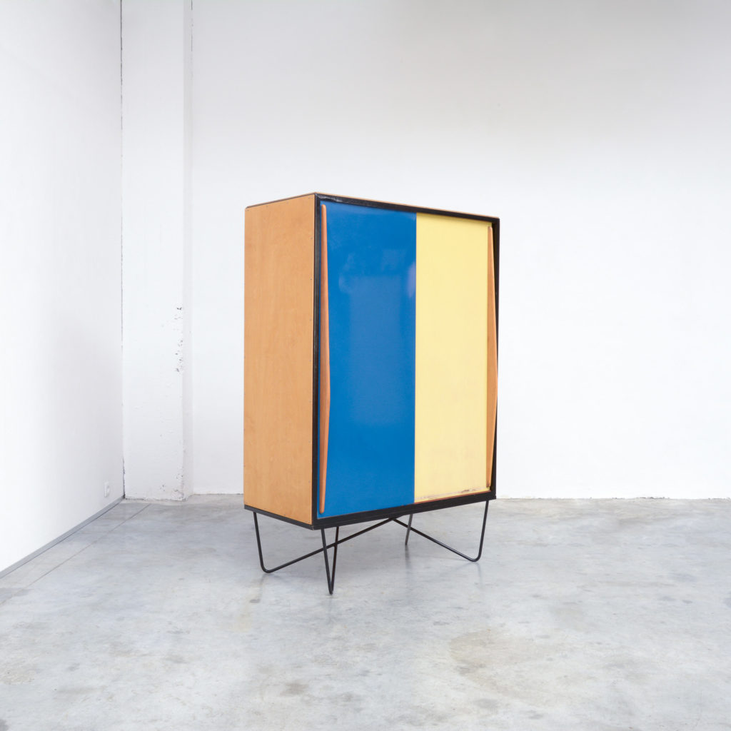 Rare Wardrobe Cabinet by Willy Van Der Meeren - Vintage Design Point